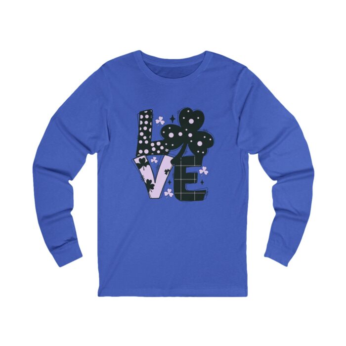 LOVE Unisex Jersey Long Sleeve Tee - Image 7