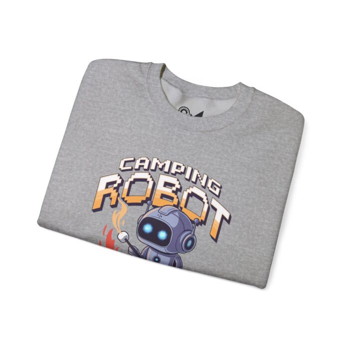 Camping robot Unisex Heavy Blend™ Crewneck Sweatshirt - Image 11