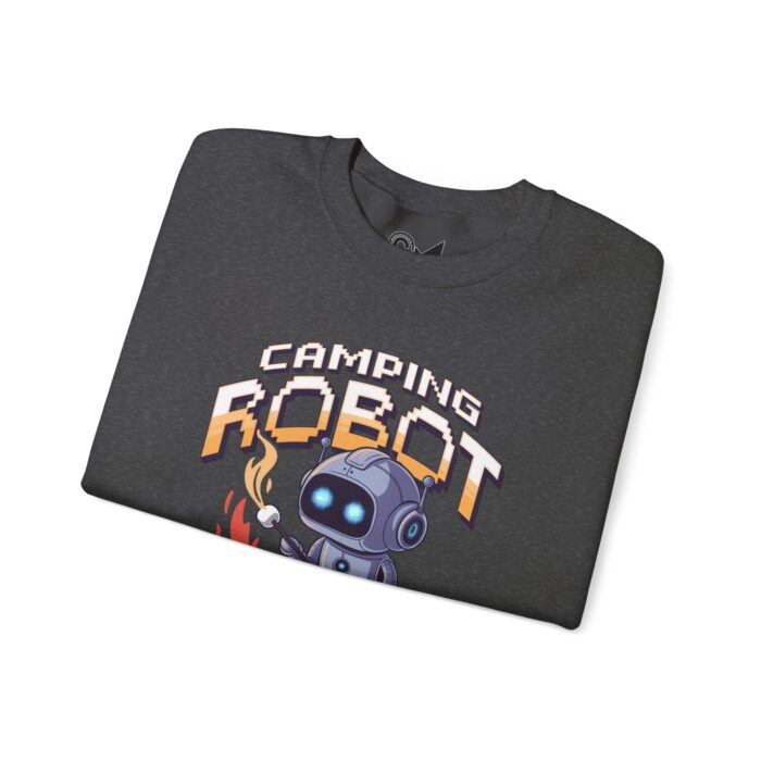 Camping robot Unisex Heavy Blend™ Crewneck Sweatshirt - Image 19