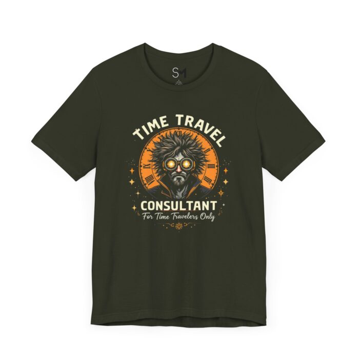 TIME TRAVEL CONSULTANT Unisex Jersey Short Sleeve Tee - Image 15