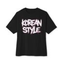 Korean style Unisex Oversized Boxy Tee