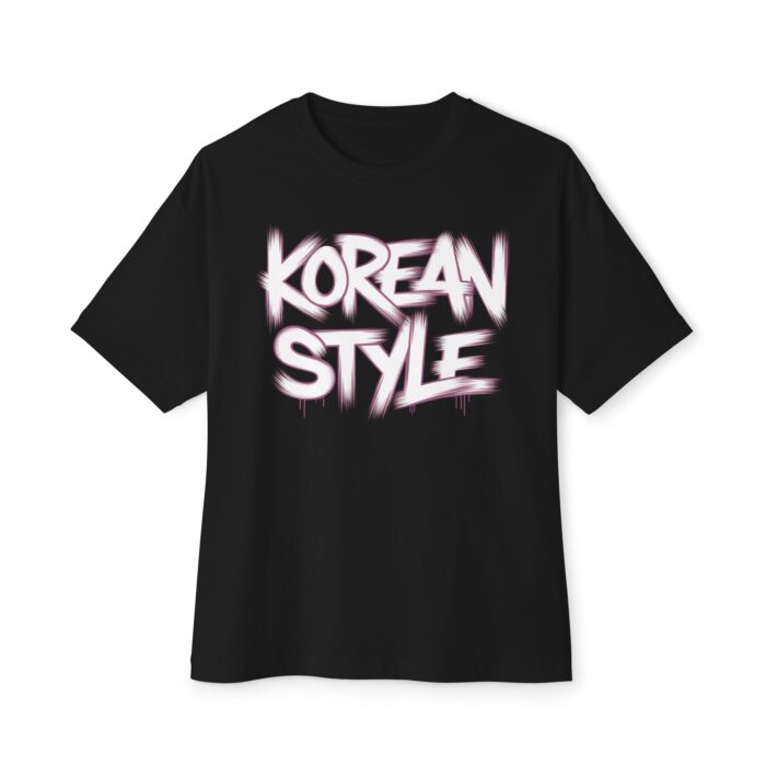Korean style Unisex Oversized Boxy Tee