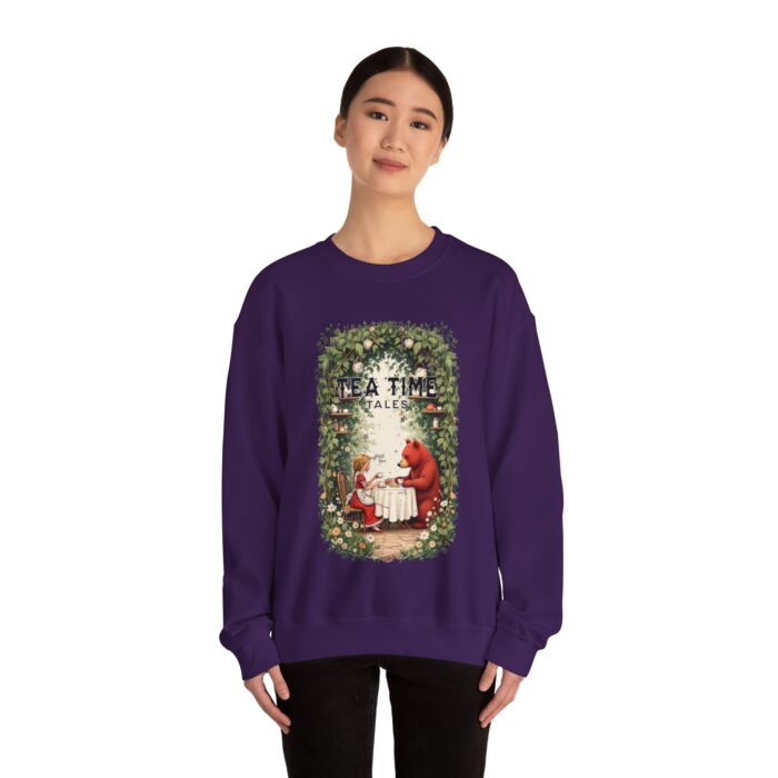 Tea time tales Unisex Heavy Blend™ Crewneck Sweatshirt - Image 40