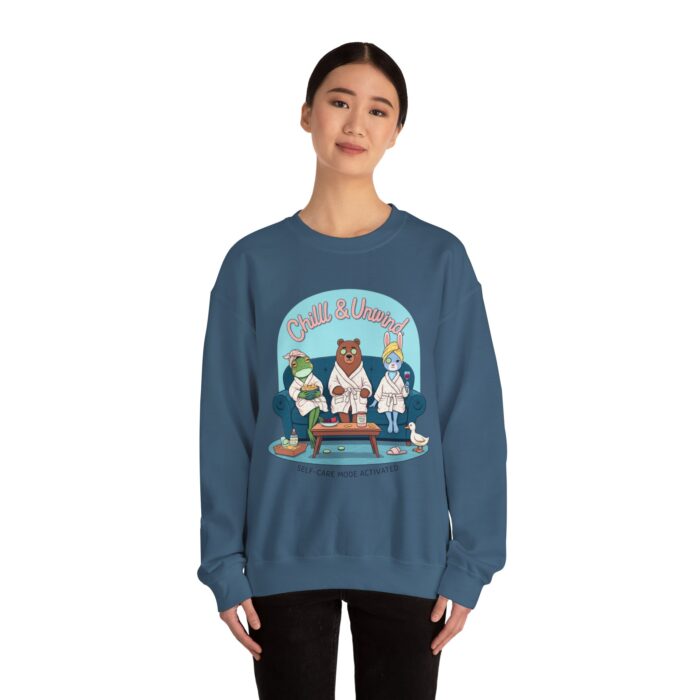 Chill & Unwind Unisex Heavy Blend™ Crewneck Sweatshirt - Image 24