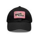 Elegantly wasted Hat with Leather Patch (Rectangle)