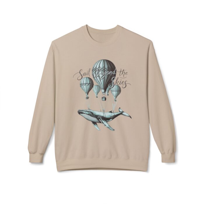 Sail Beyond the Skies Unisex Midweight Softstyle Fleece Crewneck Sweatshirt - Image 5
