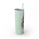 A tall pine tree Skinny Tumbler with Straw, 20oz