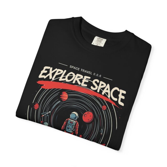 Explore Space Unisex Garment-Dyed T-Shirt | Adventure & Travel Theme - Image 11