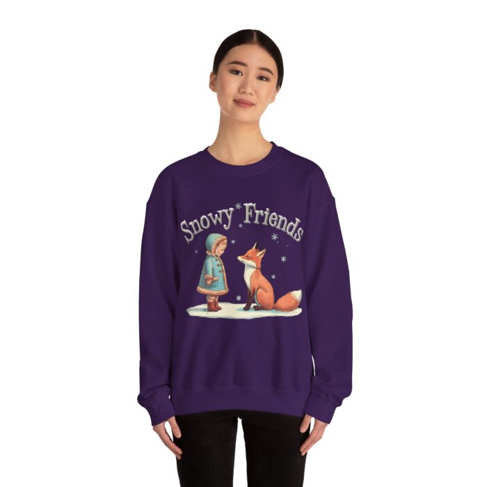 Snowy Friends Unisex Heavy Blend™ Crewneck Sweatshirt - Image 48