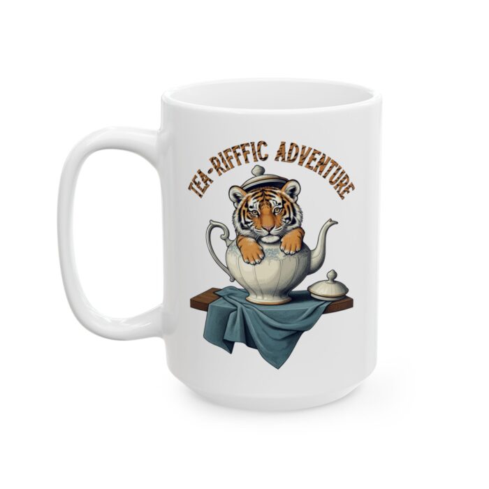 Tea-riffic adventure Ceramic Mug, (11oz, 15oz) - Image 7