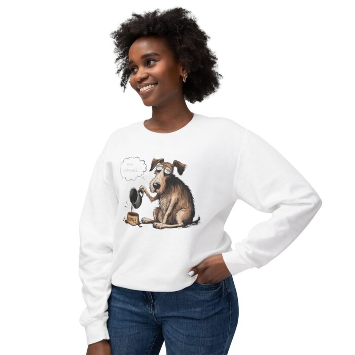 Mornings! Unisex Lightweight Crewneck Sweatshirt - Image 3