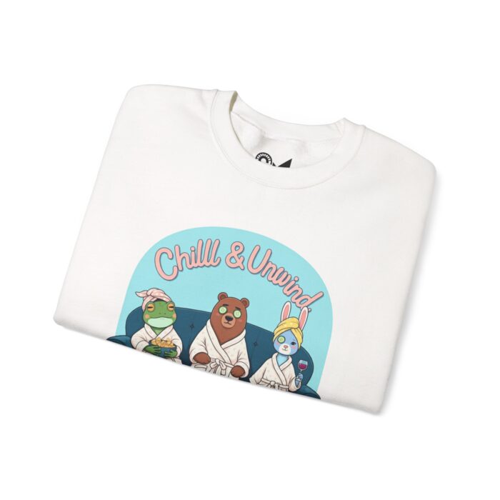 Chill & Unwind Unisex Heavy Blend™ Crewneck Sweatshirt - Image 3