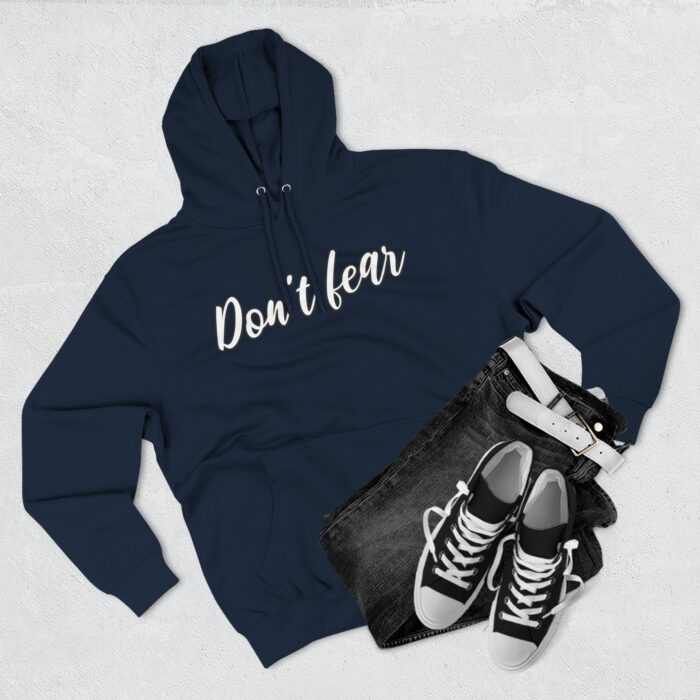Ride with wave Three-Panel Fleece Hoodie - Image 19
