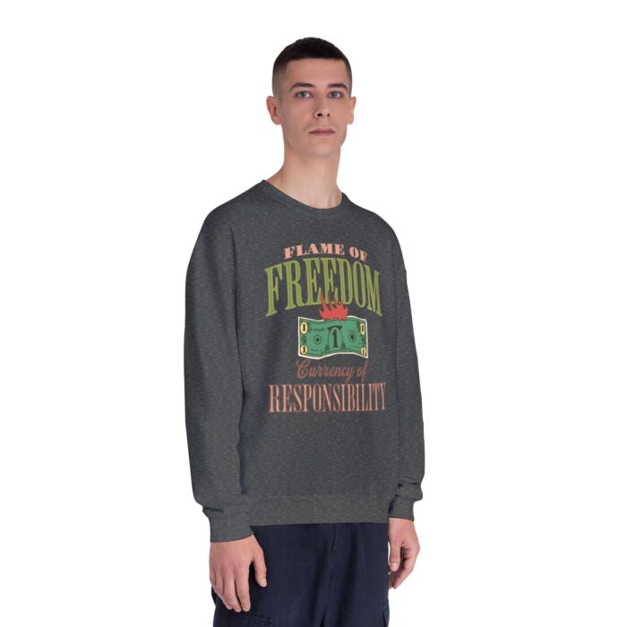 Currency of freedom Unisex NuBlend® Crewneck Sweatshirt - Image 7