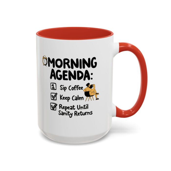Morning Agenda Accent Coffee Mug (11, 15oz) - Image 30