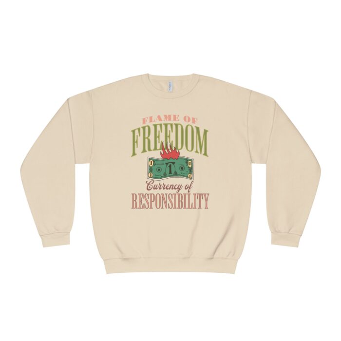 Currency of freedom Unisex NuBlend® Crewneck Sweatshirt - Image 13