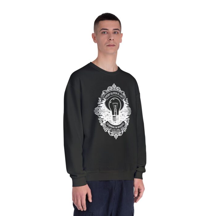 EVERY GLITCH IS A GIFT Unisex NuBlend® Crewneck Sweatshirt - Image 3