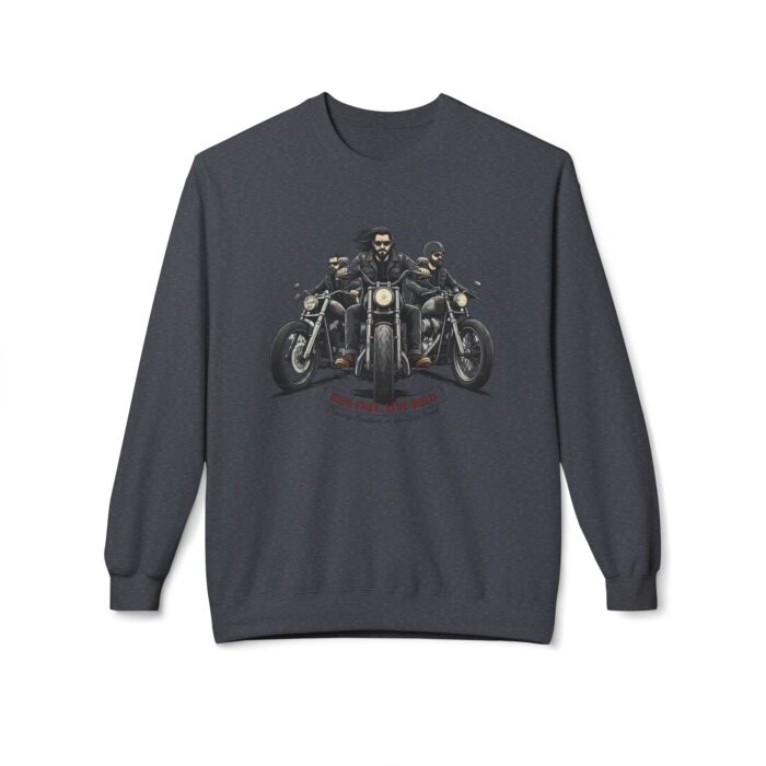 Ride free live bold Unisex Midweight Softstyle Fleece Crewneck Sweatshirt - Image 5