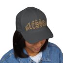 Blessed Embroidered Cap - Stylish Closed-Back Structured Hat for Faith and Everyday Wear