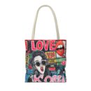I love Korea Tote Bag (AOP)