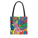 The hillside village in Korea Tote Bag (AOP)