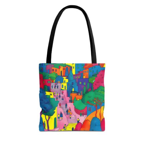 The hillside village in Korea Tote Bag (AOP)