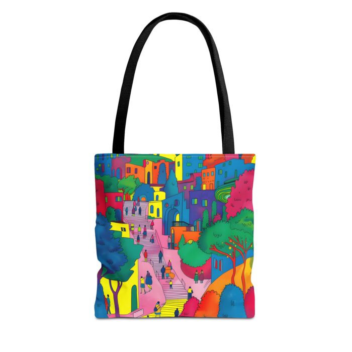The hillside village in Korea Tote Bag (AOP)