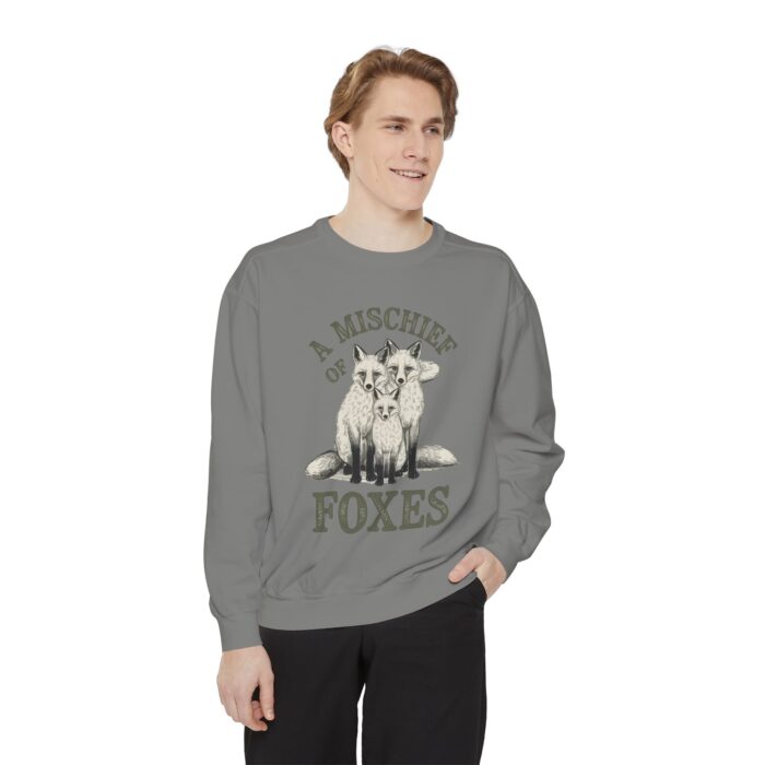 A mischief of Foxes Unisex Garment-Dyed Sweatshirt - Image 15
