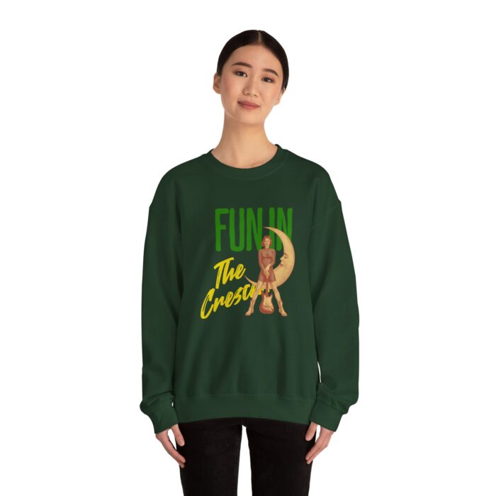 Fun in the crescent Unisex Heavy Blend™ Crewneck Sweatshirt - Image 12