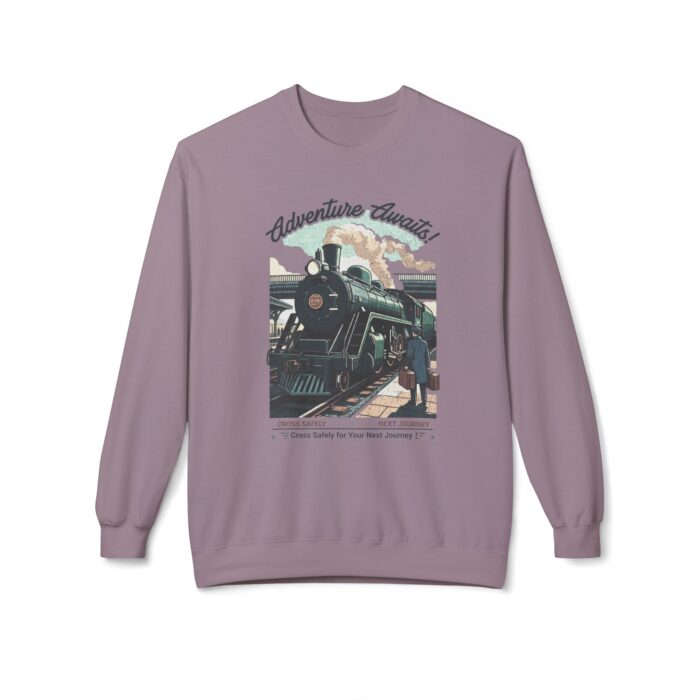 Cross safely Unisex Midweight Softstyle Fleece Crewneck Sweatshirt - Image 13