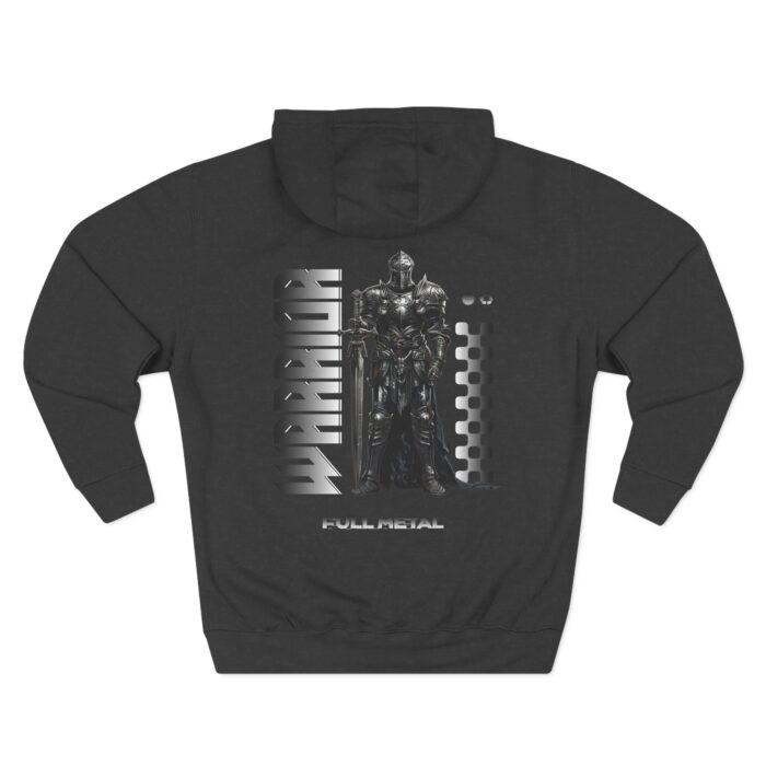 Full metal warrior Three-Panel Fleece Hoodie - Image 2