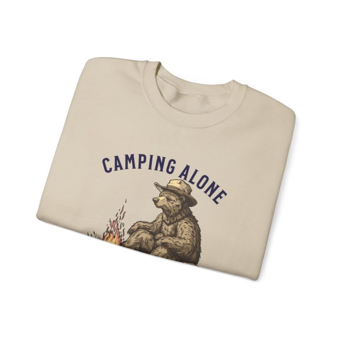 Camping alone Unisex Heavy Blend™ Crewneck Sweatshirt - Image 7