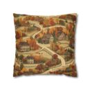 Map of Memories Spun Polyester Square Pillowcase