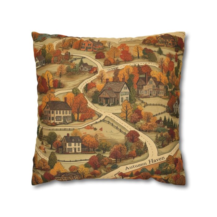 Map of Memories Spun Polyester Square Pillowcase - Image 9