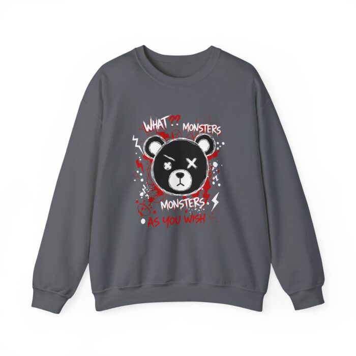 What! monsters as you wish Unisex Heavy Blend™ Crewneck Sweatshirt - Image 13