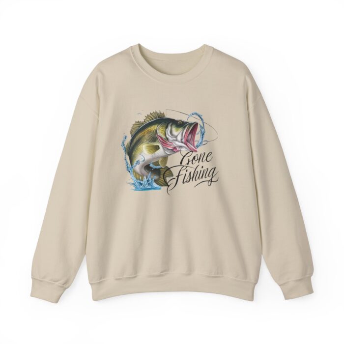Gone Fishing Unisex Heavy Blend™ Crewneck Sweatshirt - Image 5