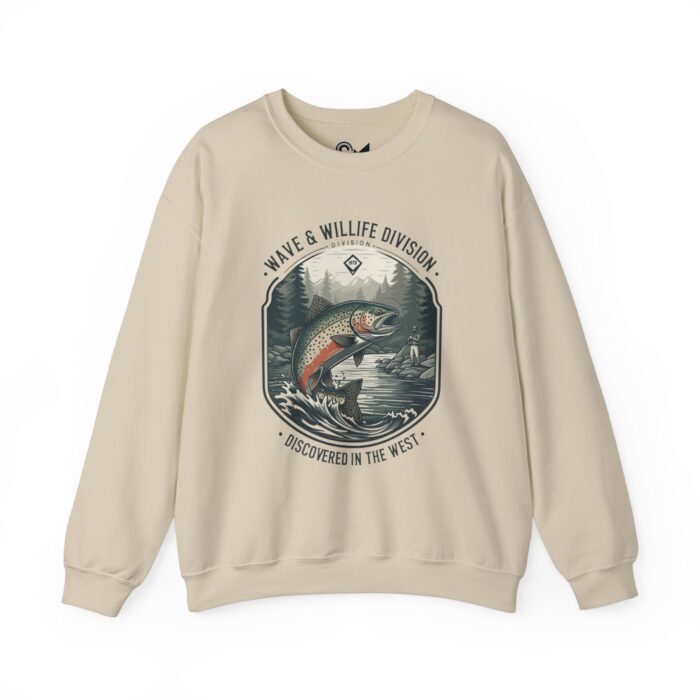 Discovered in the west Unisex Heavy Blend™ Crewneck Sweatshirt - Image 5