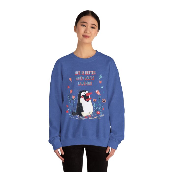 Life is better when you're laughing Unisex Heavy Blend™ Crewneck Sweatshirt - Image 24