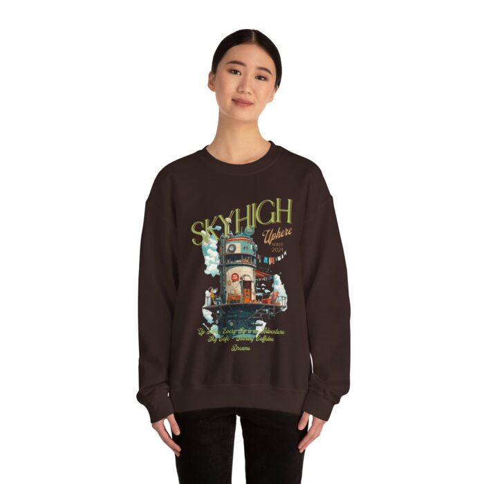 Sky high cafe Unisex Heavy Blend™ Crewneck Sweatshirt - Image 8