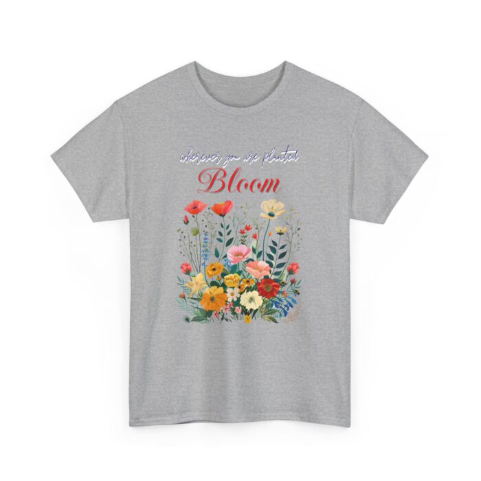 Bloom Unisex Heavy Cotton Tee - Image 19