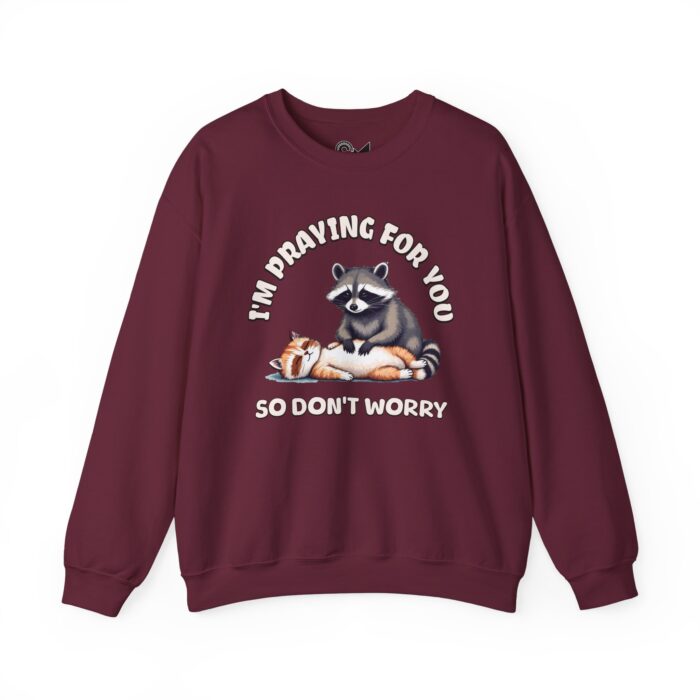 I'm praying for yo Unisex Heavy Blend™ Crewneck Sweatshirt - Image 13