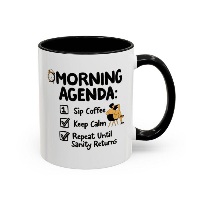 Morning Agenda Accent Coffee Mug (11, 15oz)