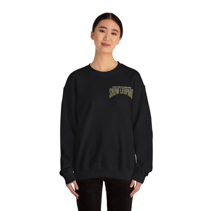 Snow leopard Unisex Heavy Blend™ Crewneck Sweatshirt - Image 4
