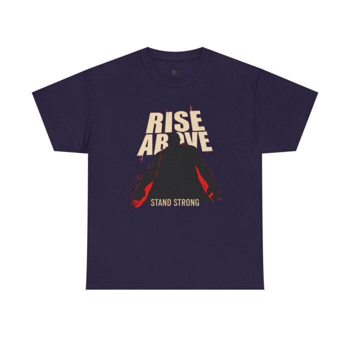 Rise above Unisex Heavy Cotton Tee - Image 17