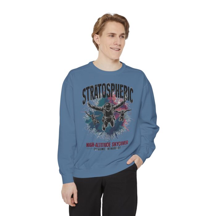 Sky Diver Unisex Garment-Dyed Sweatshirt - Image 19