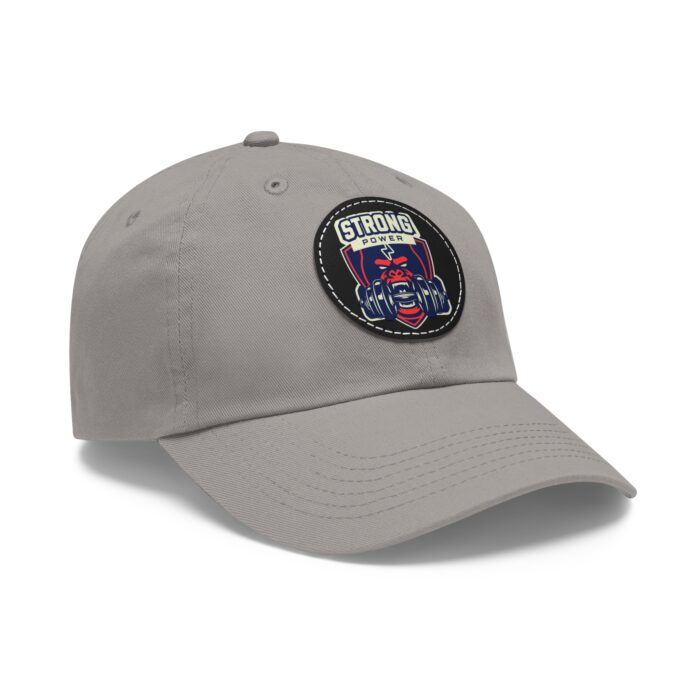 Strong Power Hat with Leather Patch (Round) - Image 10