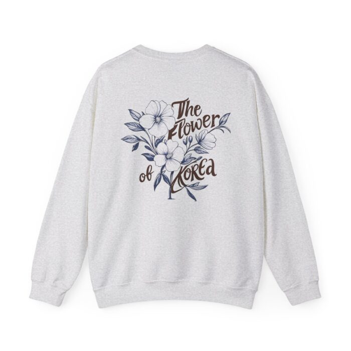 The Flower of Korea Comfort Crewneck Sweatshirt - The Flower of Korea Design - Image 6