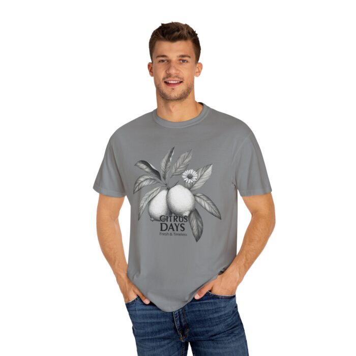 Citrus Days Unisex Garment-Dyed T-Shirt - Fresh & Timeless Design - Image 12