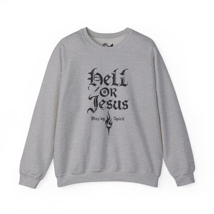 Hell or Jesus Unisex Heavy Blend™ Crewneck Sweatshirt - Image 13