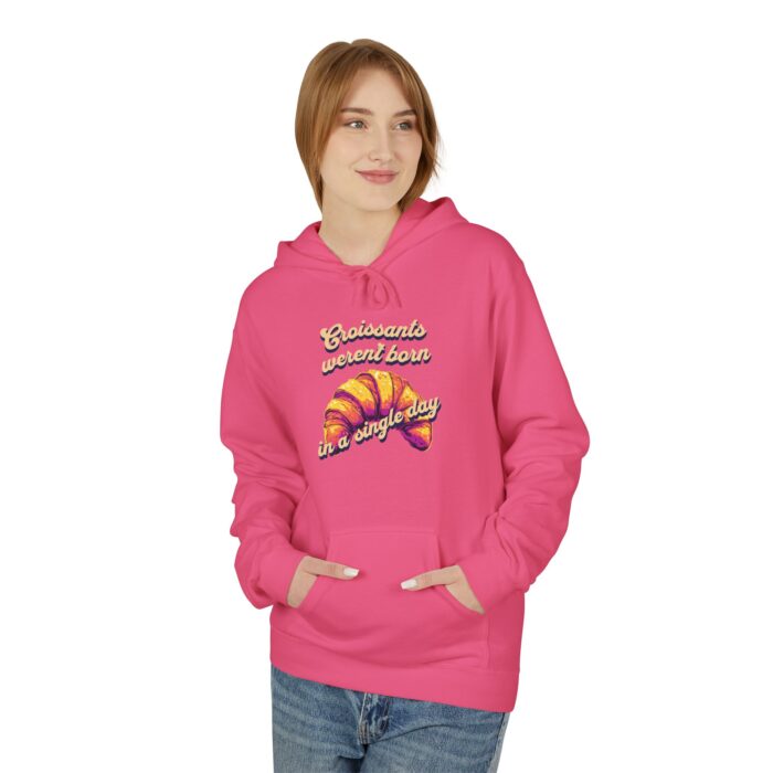Croissants weren't born in a single day Unisex Midweight Softstyle Fleece Hoodie - Image 39
